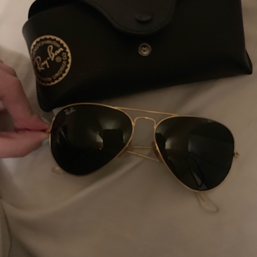 Gold Raybans